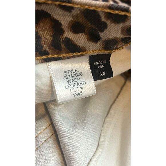 Veronica Beard leopard print jeans size 24 - Picture 11 of 11